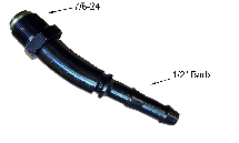 Ajax 1080 Swivel 7/8-24 male x 1/2" Hose Fits 15 lb  Air Chipping Hammers 