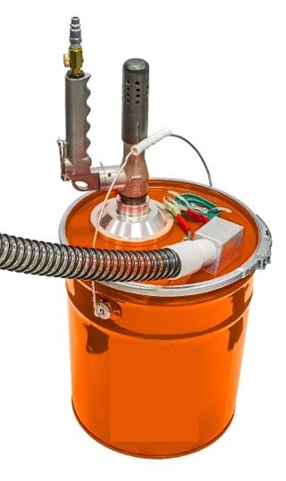 VDEX Silica Vacuum Extraction Bucket Assembly